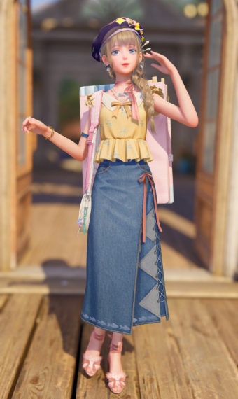 Cute painter image