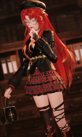 crimson chic image