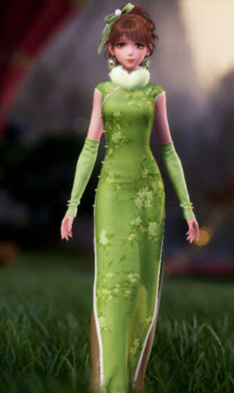 Green Flower image