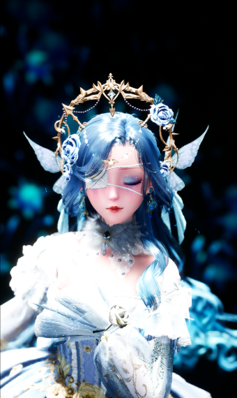 Golden Azure Bloom image