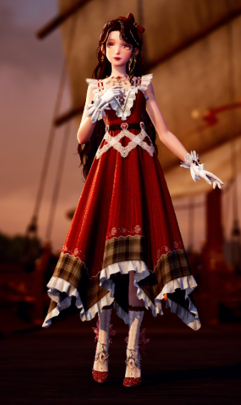 Red Plaid Riding Hood image