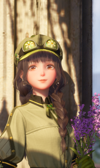 Elodie gardening outfit image