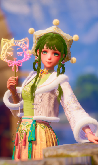 Pink and Green Celebration image
