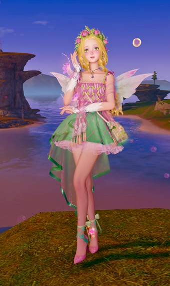 Enchanted pink breeze image