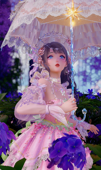 Strolling in Pink image