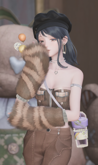 Cute in brown image