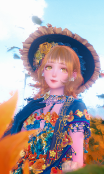 Wheat and sunflowers image