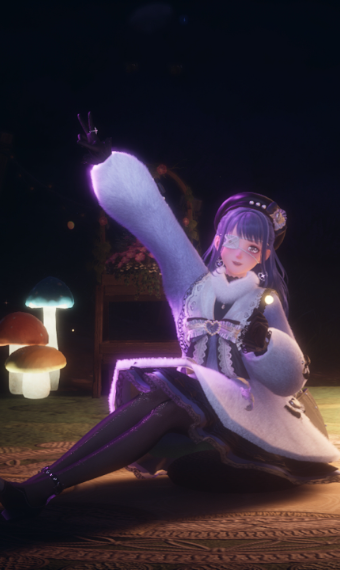 ceces lilac attire <3 image