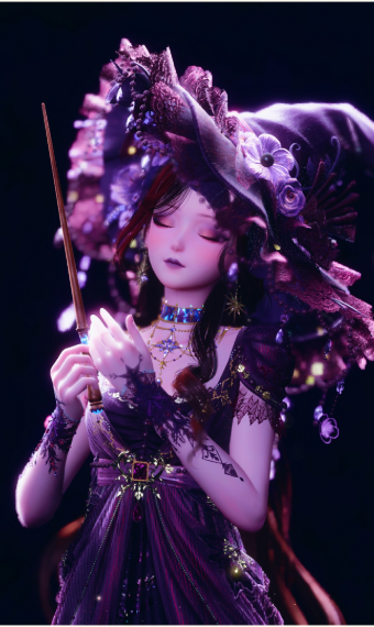 Violet Hex Witch image