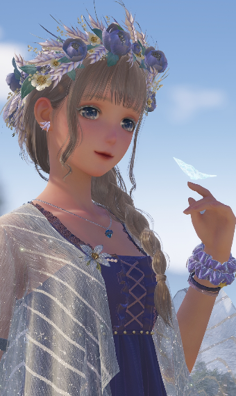 casual flower girl image