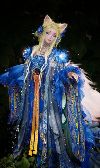 Azure Feline image