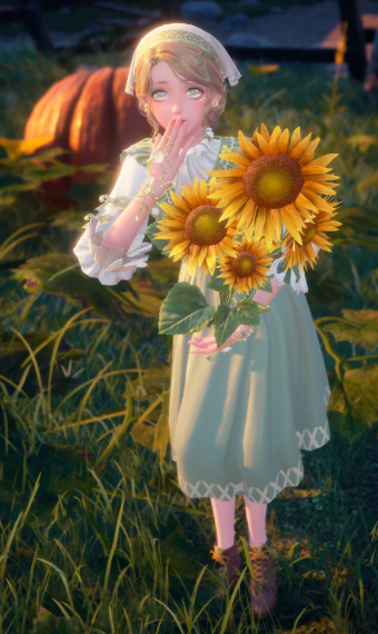 Autumnal Sunflowers image