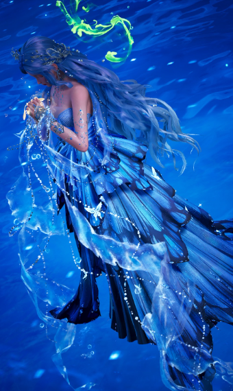 Ocean butterfly image