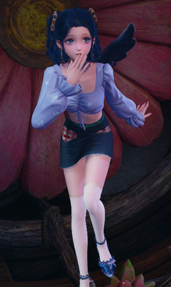 A mischiveous angel image