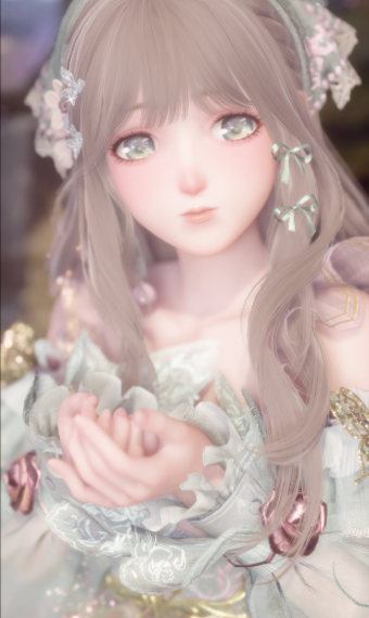 Blue and Pink Light Floral Outfit image