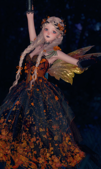 halloween pumpkin fairy image