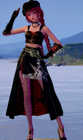 Red moonlight image