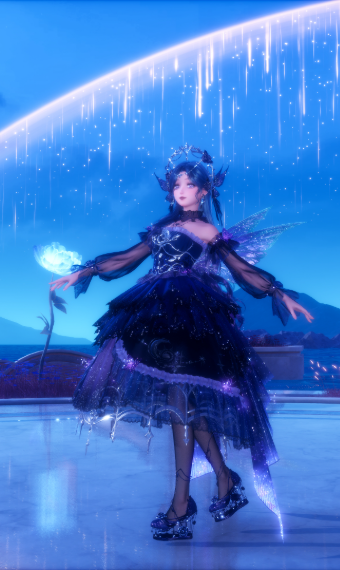 Deep night fairy image