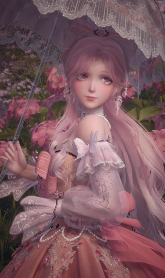 pink parasol image