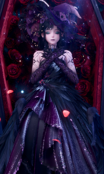 Dark Purple Witch image