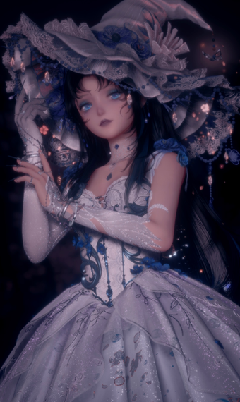 White Blue Witch image