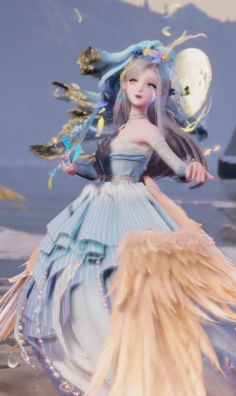 Sunrise Swan Bride image