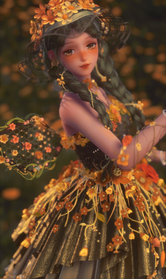 Short Green Yellow Flower Fairy image
