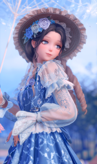Blue Water Umbrella image