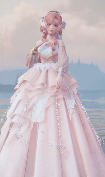 pink swan image
