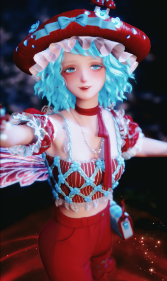 Frosted Redcap image