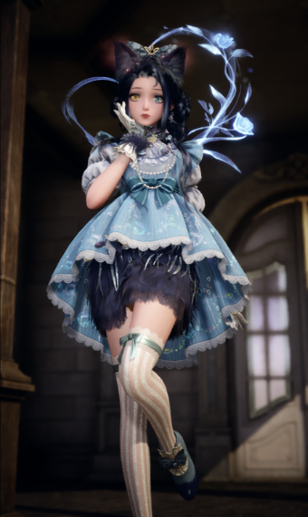Blue Cat Maid >u< image