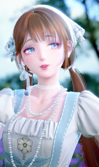 blue summer day image