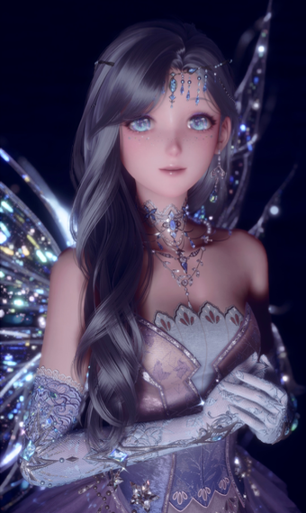 Purple Blue Gradient Fairy image