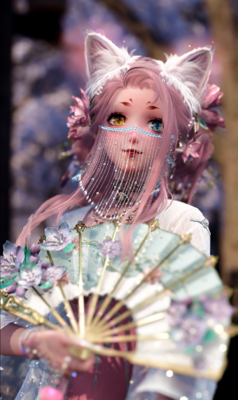 Pink fox image