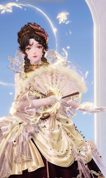 Elsbeth - Gold and Burgandy Royalty image