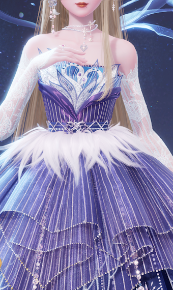 Elsbeth - Swan Lake in Purples and Blues image