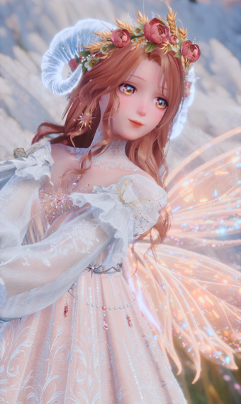 Light Pink Horns Fairy image