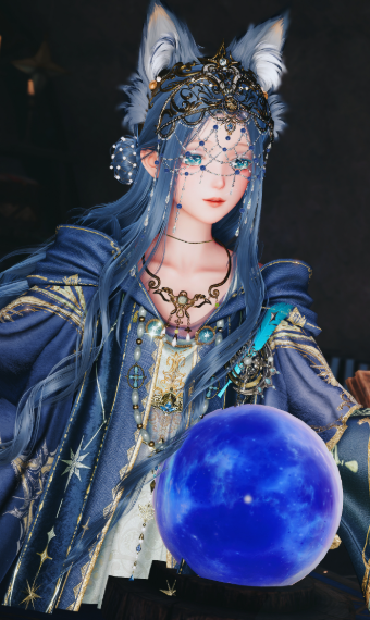 Feline fortune-teller image