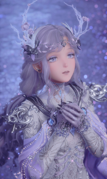 Light Purple Horn Sleeves image