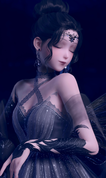 Dark Short Dress Fairy image