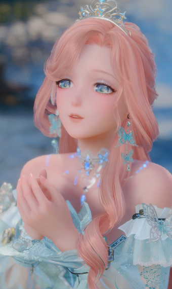 Light Blue Dress Princess image