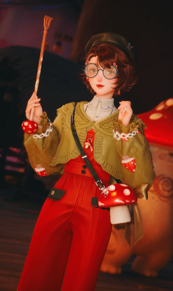 Mushroom Girl, Living in a Mushroom World image