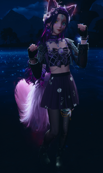 Aela Leona Night Windbreaker Outfit image