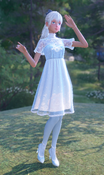 Gentle Snowdrift Dress image