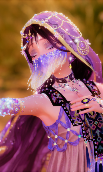 Whimsy purple star- the guide of clouded hearts image