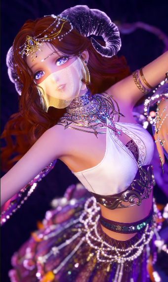 Shimmering sunset image
