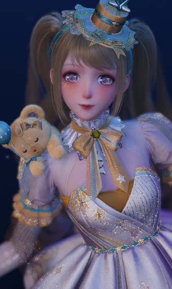 Yellow Blue Glitter image