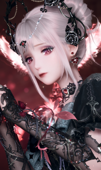 Ebony roses image