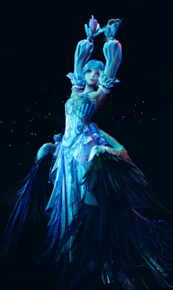 Blue winged beast image