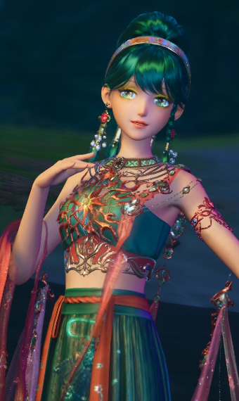 Emerald petal image